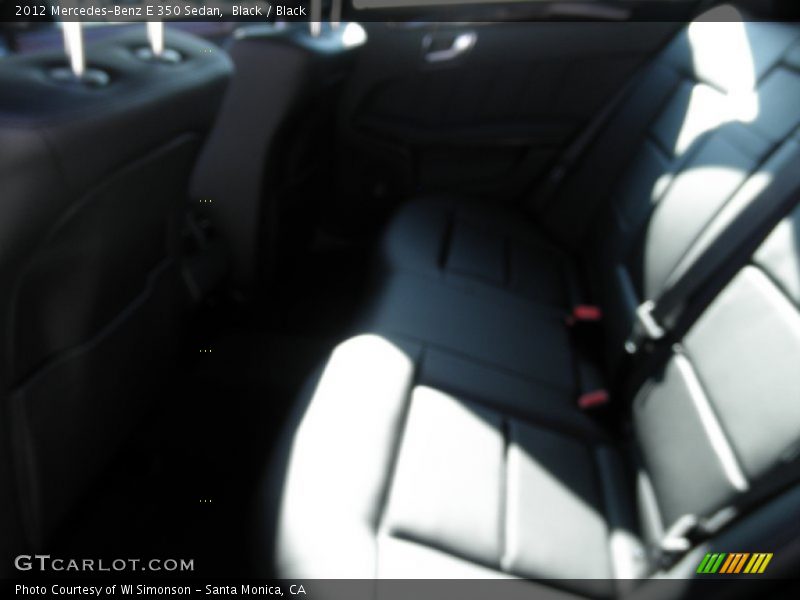 Black / Black 2012 Mercedes-Benz E 350 Sedan