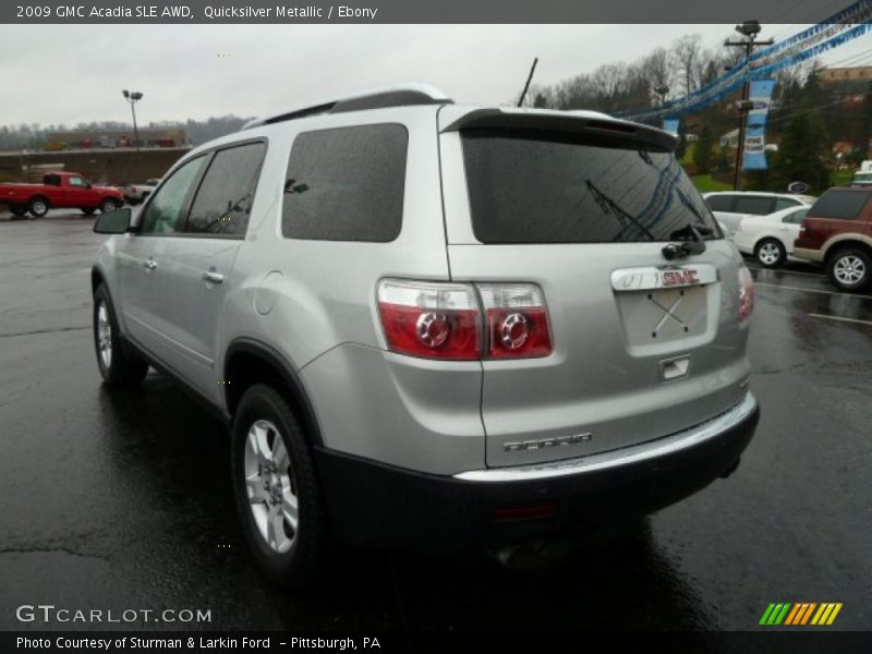 Quicksilver Metallic / Ebony 2009 GMC Acadia SLE AWD