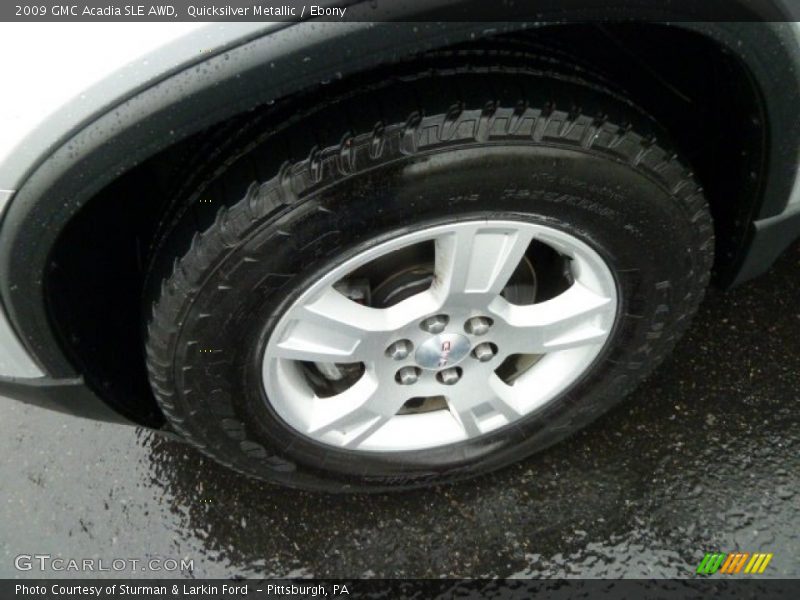 Quicksilver Metallic / Ebony 2009 GMC Acadia SLE AWD
