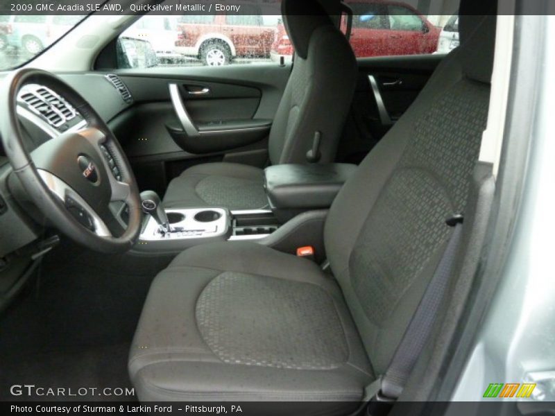 Quicksilver Metallic / Ebony 2009 GMC Acadia SLE AWD