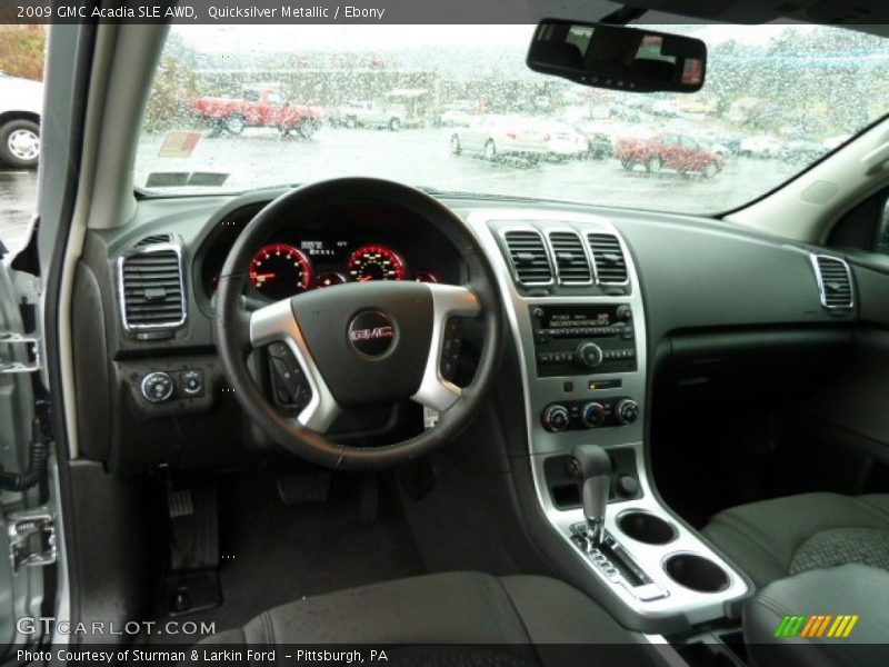 Quicksilver Metallic / Ebony 2009 GMC Acadia SLE AWD