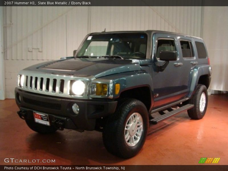 Slate Blue Metallic / Ebony Black 2007 Hummer H3