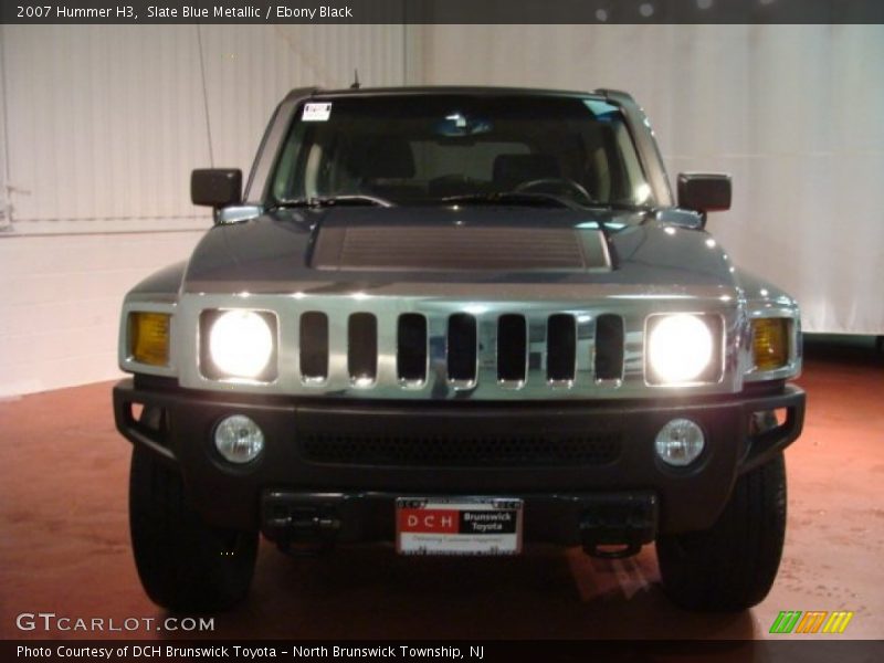 Slate Blue Metallic / Ebony Black 2007 Hummer H3