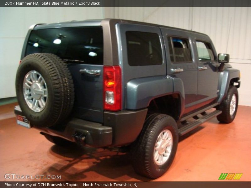 Slate Blue Metallic / Ebony Black 2007 Hummer H3