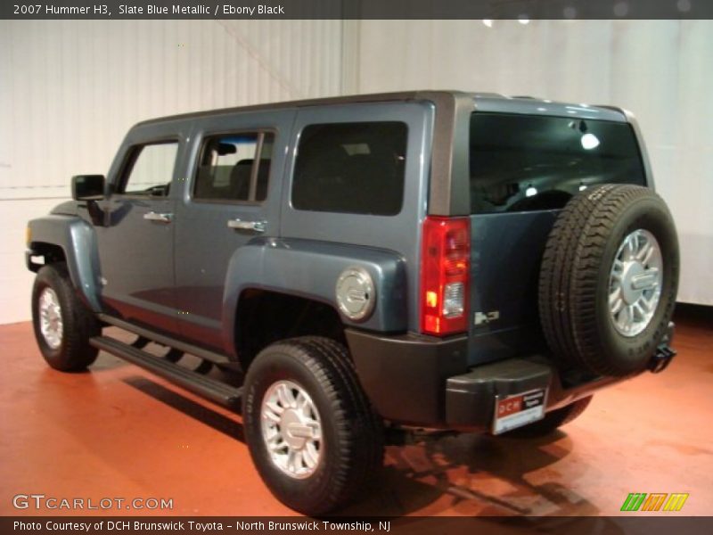 Slate Blue Metallic / Ebony Black 2007 Hummer H3