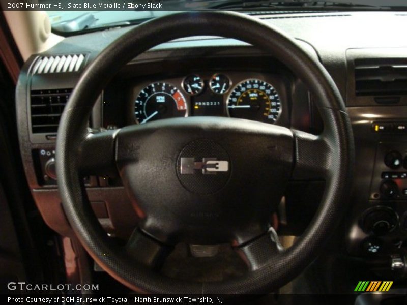 Slate Blue Metallic / Ebony Black 2007 Hummer H3