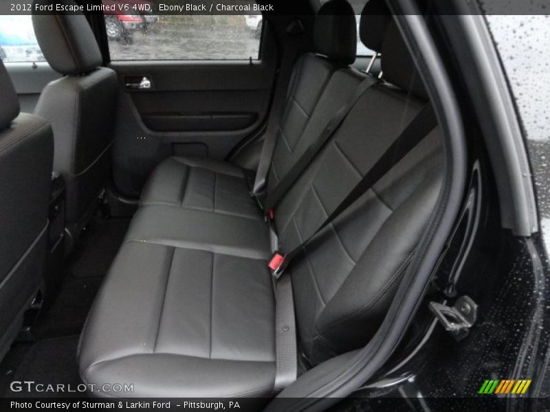 Ebony Black / Charcoal Black 2012 Ford Escape Limited V6 4WD