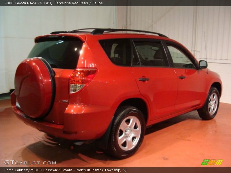 Barcelona Red Pearl / Taupe 2008 Toyota RAV4 V6 4WD