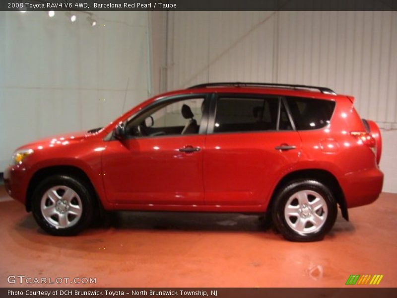 Barcelona Red Pearl / Taupe 2008 Toyota RAV4 V6 4WD