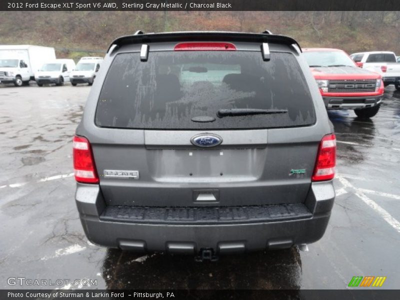 Sterling Gray Metallic / Charcoal Black 2012 Ford Escape XLT Sport V6 AWD