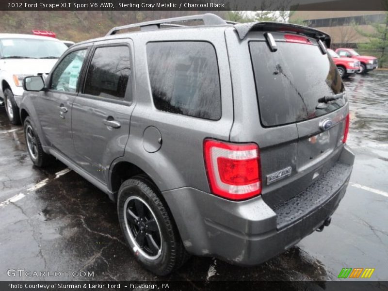 Sterling Gray Metallic / Charcoal Black 2012 Ford Escape XLT Sport V6 AWD
