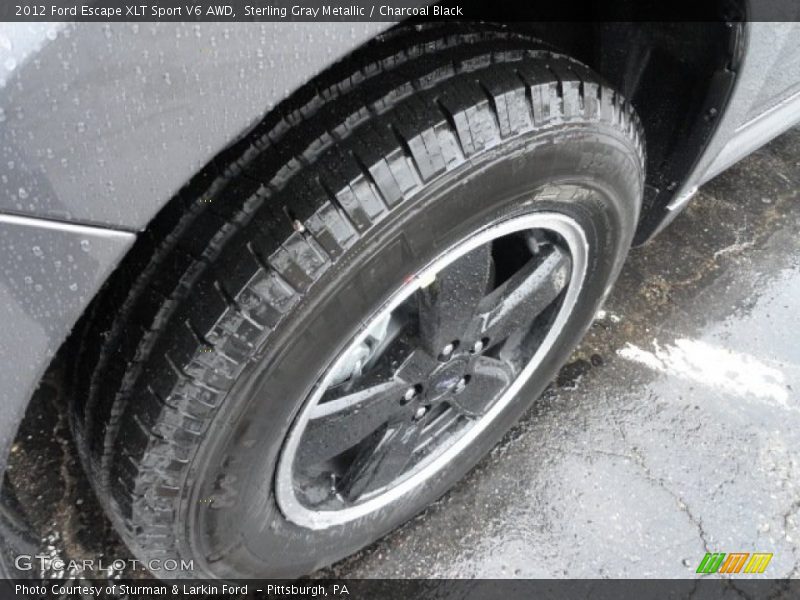 Sterling Gray Metallic / Charcoal Black 2012 Ford Escape XLT Sport V6 AWD