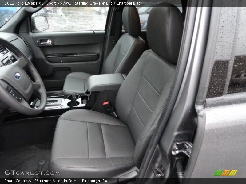 Sterling Gray Metallic / Charcoal Black 2012 Ford Escape XLT Sport V6 AWD