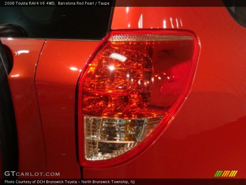 Barcelona Red Pearl / Taupe 2008 Toyota RAV4 V6 4WD