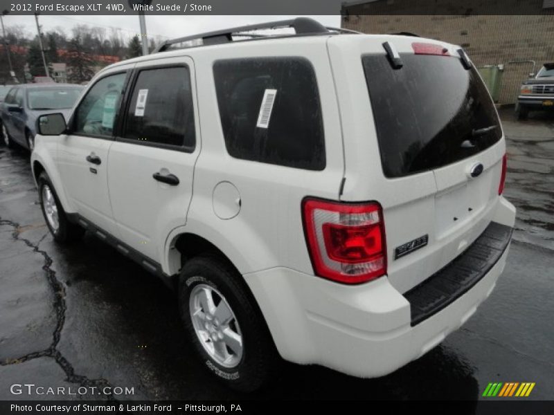 White Suede / Stone 2012 Ford Escape XLT 4WD