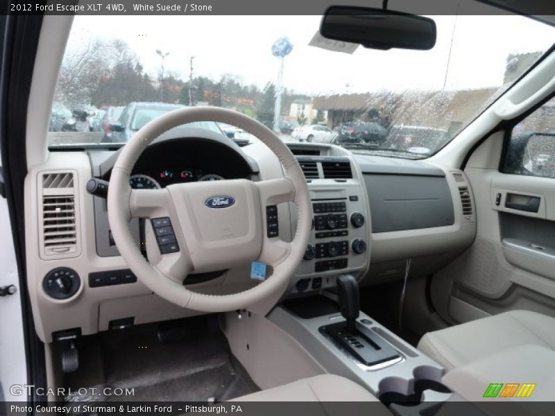 White Suede / Stone 2012 Ford Escape XLT 4WD