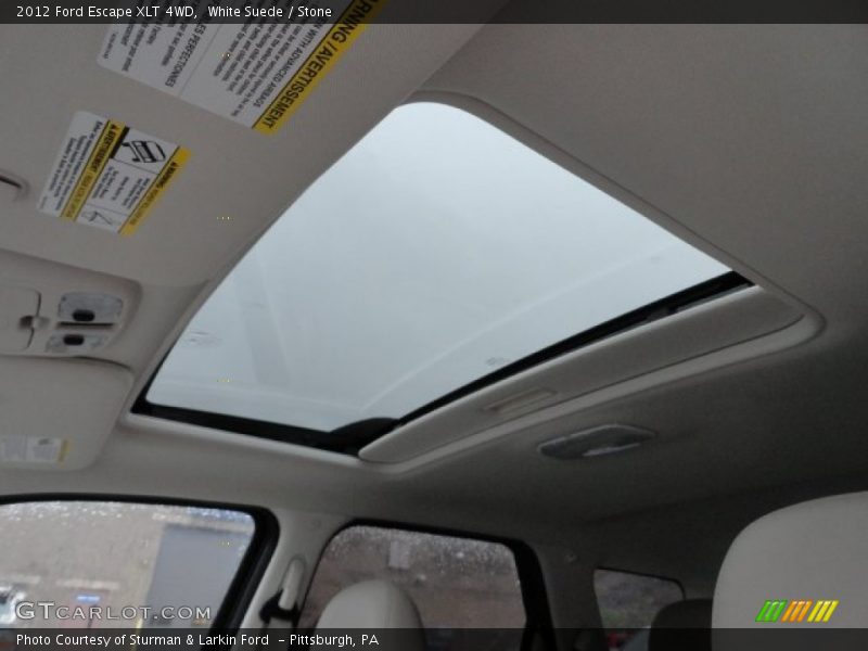 White Suede / Stone 2012 Ford Escape XLT 4WD