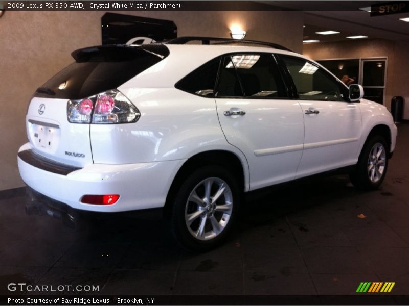 Crystal White Mica / Parchment 2009 Lexus RX 350 AWD