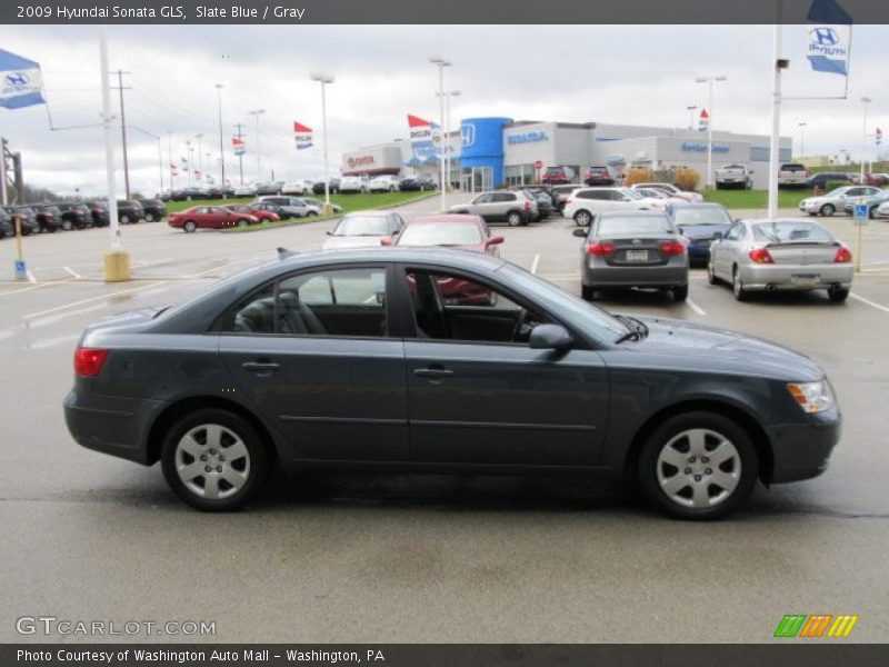 Slate Blue / Gray 2009 Hyundai Sonata GLS