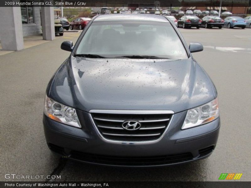 Slate Blue / Gray 2009 Hyundai Sonata GLS