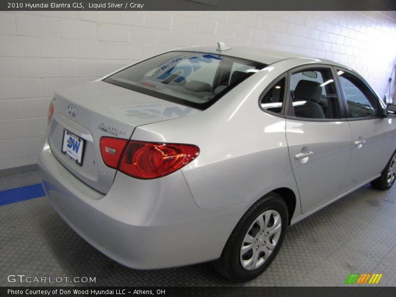 Liquid Silver / Gray 2010 Hyundai Elantra GLS