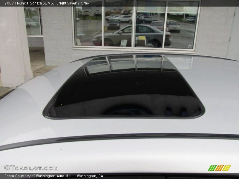 Bright Silver / Gray 2007 Hyundai Sonata SE V6
