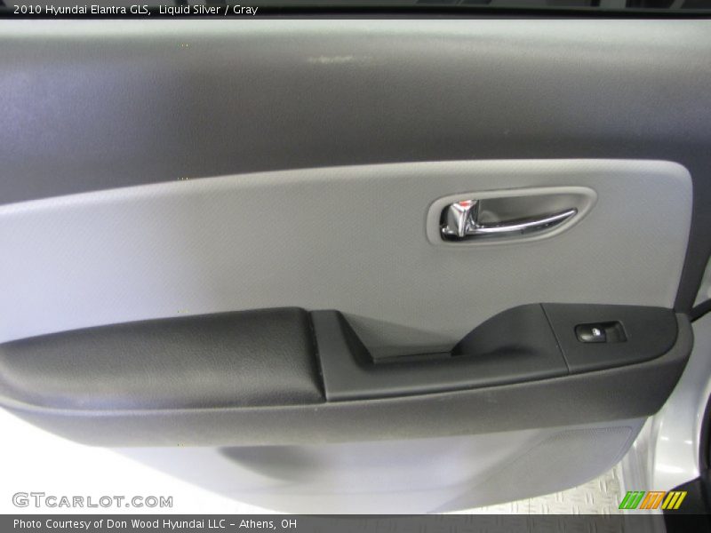 Liquid Silver / Gray 2010 Hyundai Elantra GLS