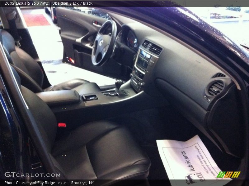 Obsidian Black / Black 2009 Lexus IS 250 AWD