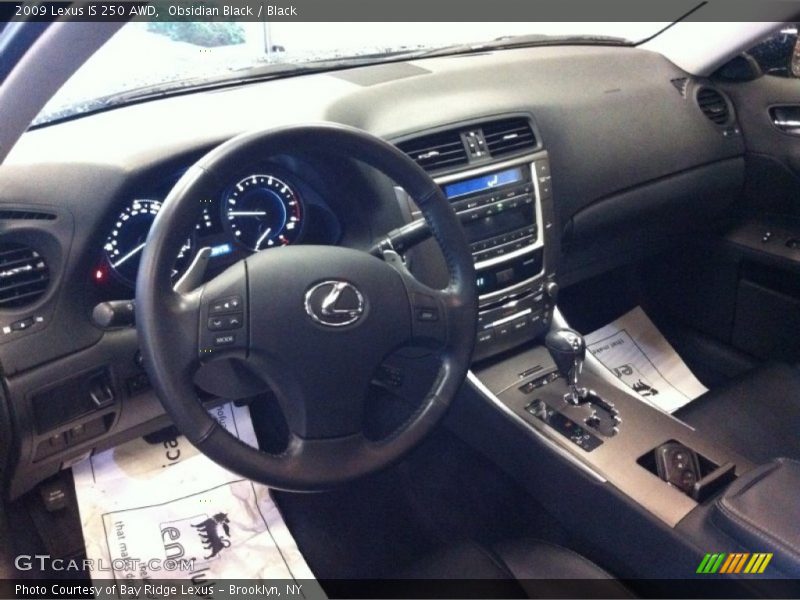 Obsidian Black / Black 2009 Lexus IS 250 AWD