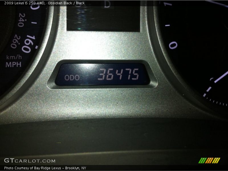 Obsidian Black / Black 2009 Lexus IS 250 AWD