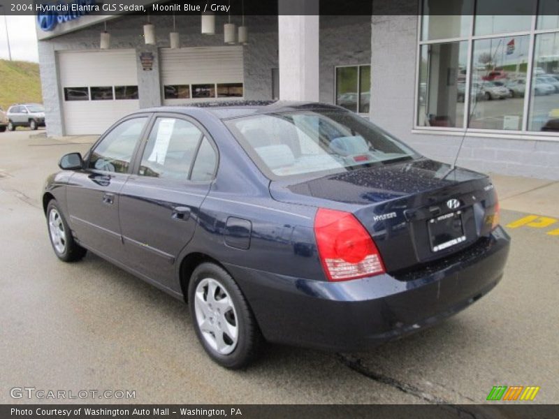 Moonlit Blue / Gray 2004 Hyundai Elantra GLS Sedan