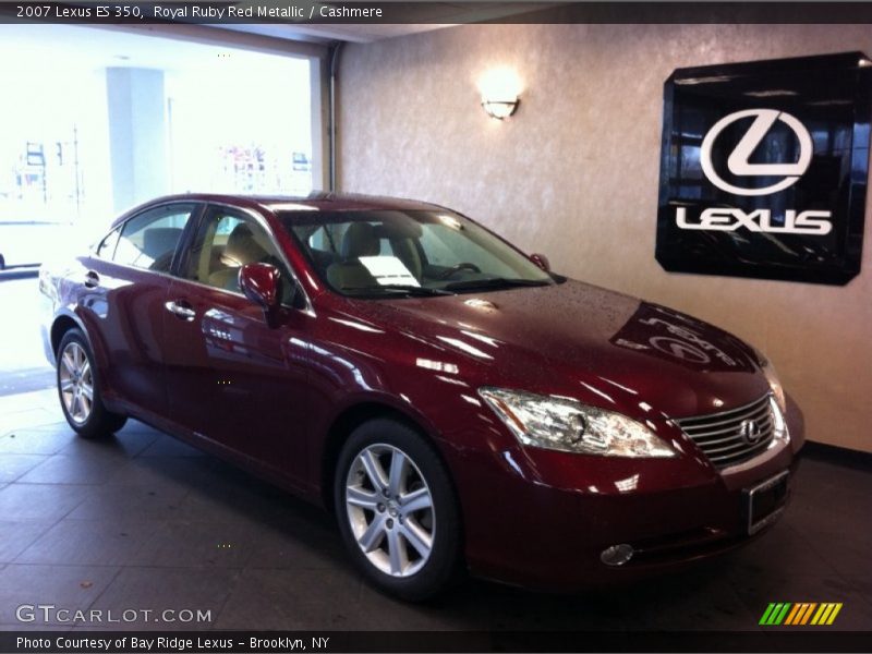 Royal Ruby Red Metallic / Cashmere 2007 Lexus ES 350