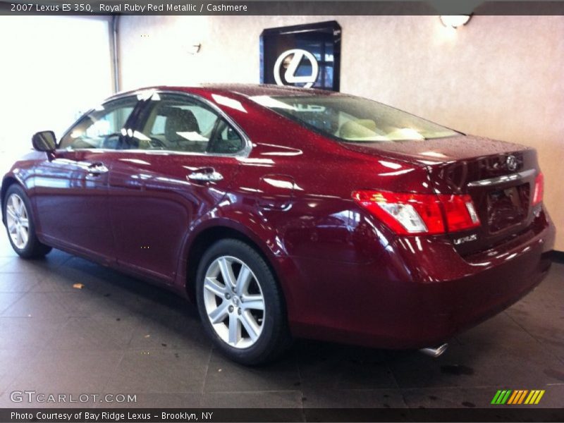 Royal Ruby Red Metallic / Cashmere 2007 Lexus ES 350