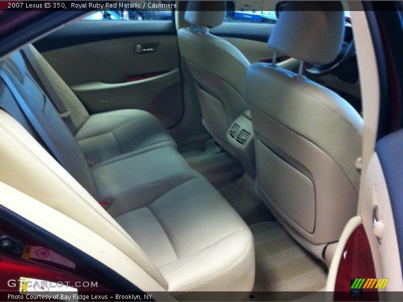Royal Ruby Red Metallic / Cashmere 2007 Lexus ES 350