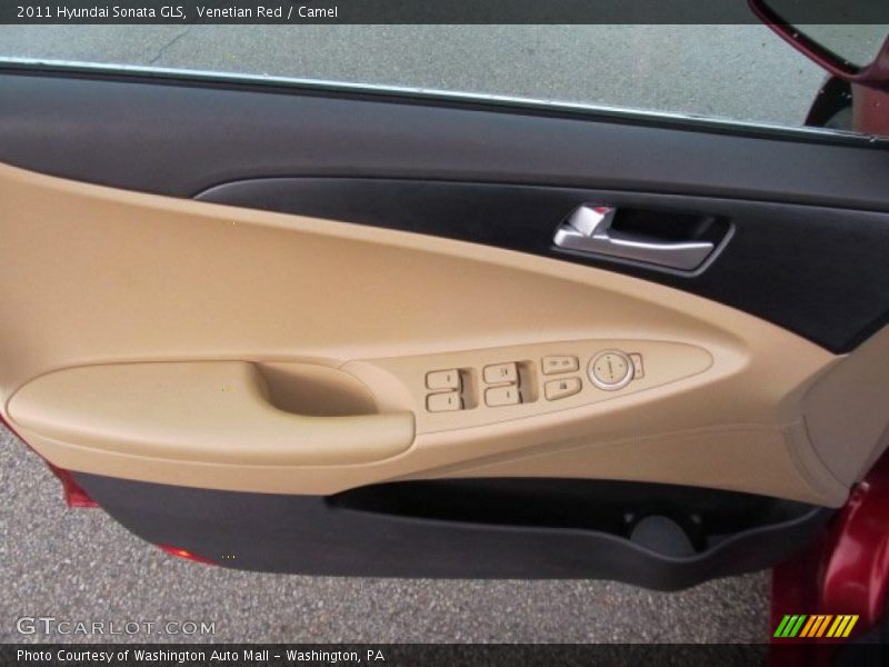 Venetian Red / Camel 2011 Hyundai Sonata GLS