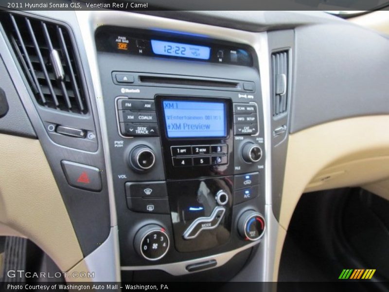 Venetian Red / Camel 2011 Hyundai Sonata GLS