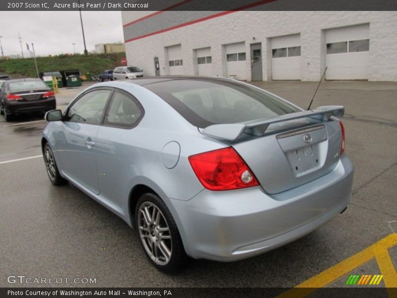 Azure Blue Pearl / Dark Charcoal 2007 Scion tC