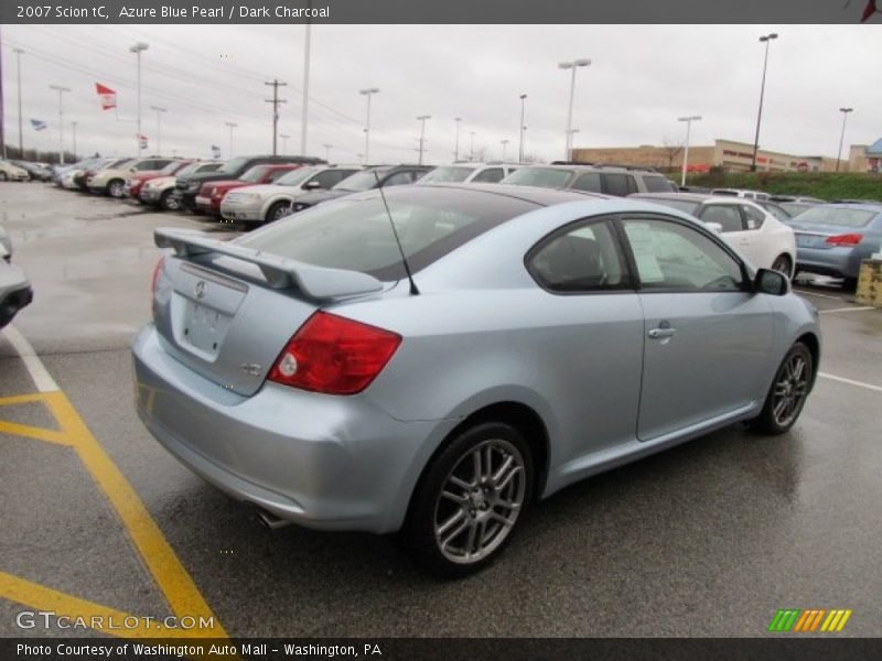 Azure Blue Pearl / Dark Charcoal 2007 Scion tC