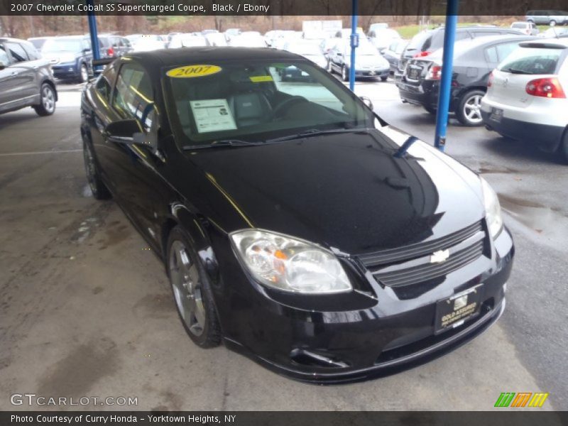 Black / Ebony 2007 Chevrolet Cobalt SS Supercharged Coupe