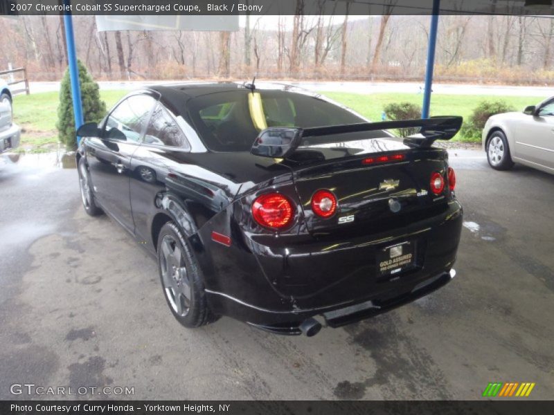 Black / Ebony 2007 Chevrolet Cobalt SS Supercharged Coupe