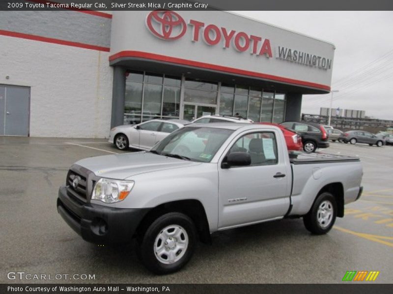 Silver Streak Mica / Graphite Gray 2009 Toyota Tacoma Regular Cab
