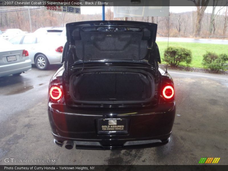 Black / Ebony 2007 Chevrolet Cobalt SS Supercharged Coupe