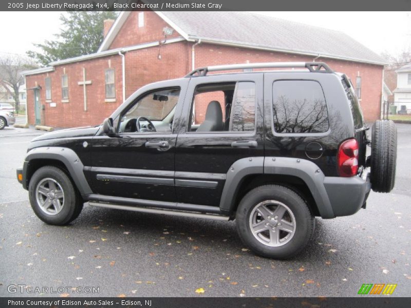 Black Clearcoat / Medium Slate Gray 2005 Jeep Liberty Renegade 4x4