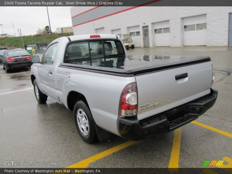Silver Streak Mica / Graphite Gray 2009 Toyota Tacoma Regular Cab