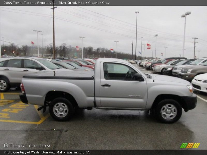 Silver Streak Mica / Graphite Gray 2009 Toyota Tacoma Regular Cab