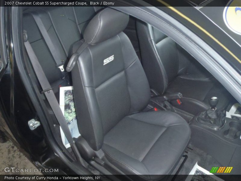  2007 Cobalt SS Supercharged Coupe Ebony Interior