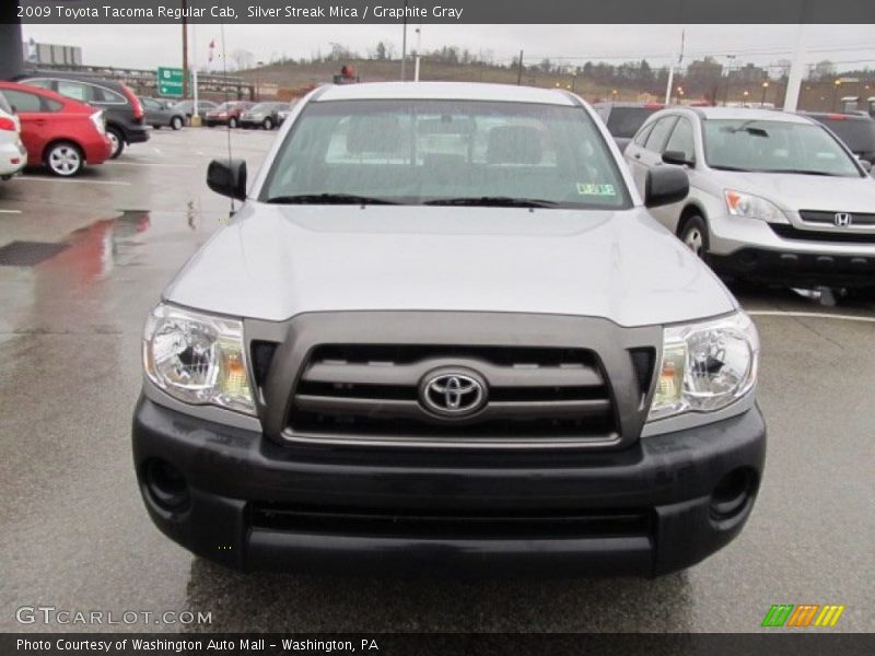 Silver Streak Mica / Graphite Gray 2009 Toyota Tacoma Regular Cab