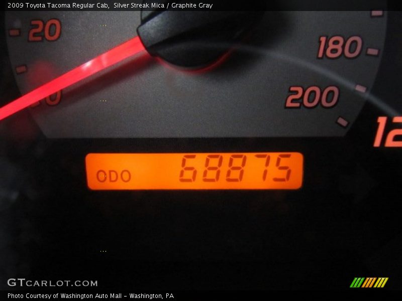 Silver Streak Mica / Graphite Gray 2009 Toyota Tacoma Regular Cab