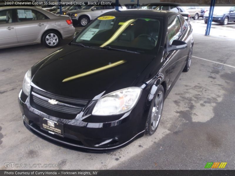 Black / Ebony 2007 Chevrolet Cobalt SS Supercharged Coupe
