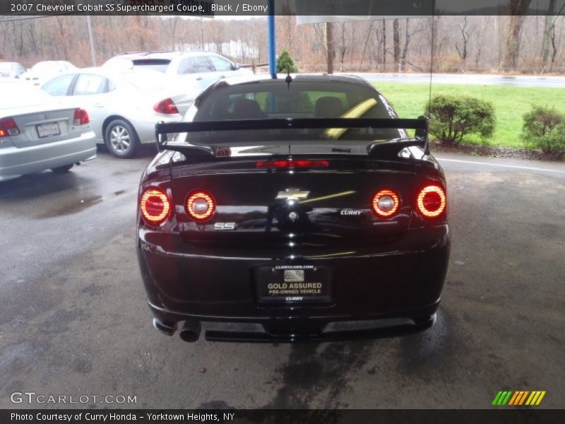 Black / Ebony 2007 Chevrolet Cobalt SS Supercharged Coupe